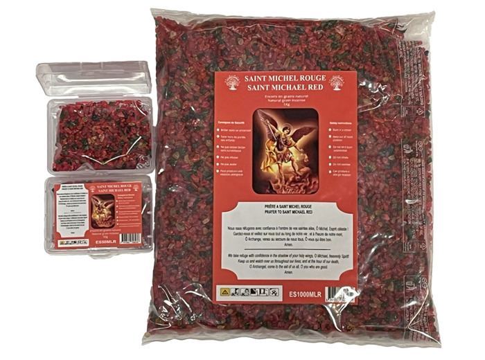 Encens en Grains Saint Michel Rouge - Sachet de 1 Kilo