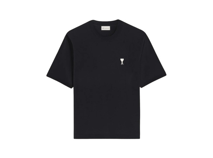 Ami Paris Tee Shirt Place Des Victoires Noir