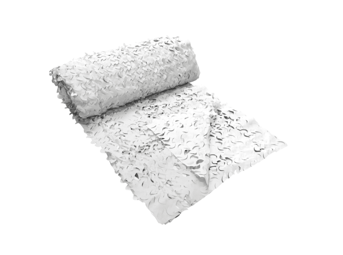 Filet Camo First® snow 3D 50 m : ombrage, déco et camouflage haute résistance