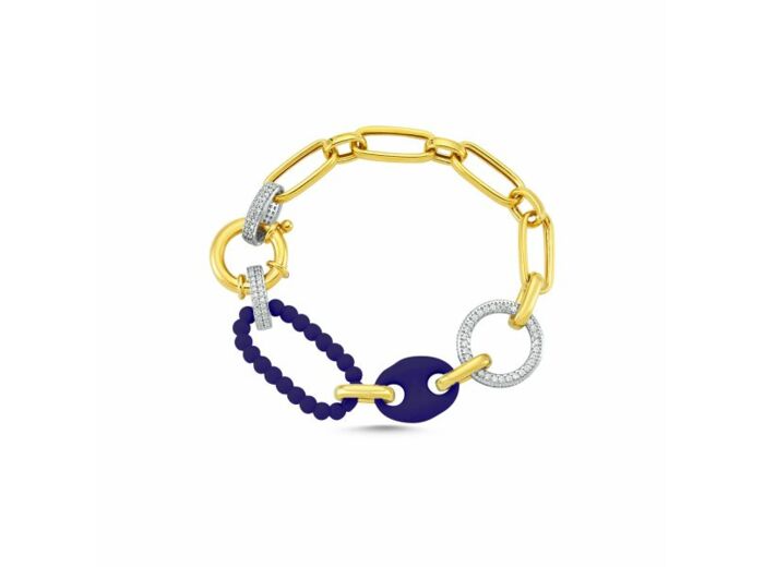 Bracelet Candy Chain Bleu