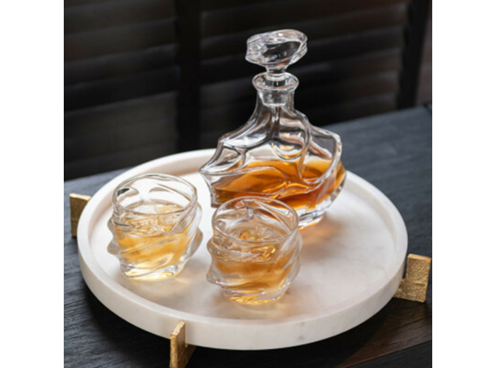 Lot de 4 verres à whisky Michigan 9x11x9.5cm