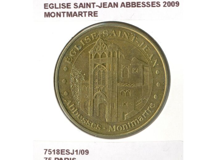 75 PARIS EGLISE SAINT JEAN ABBESSES MONTMARTRE 2009 SUP-