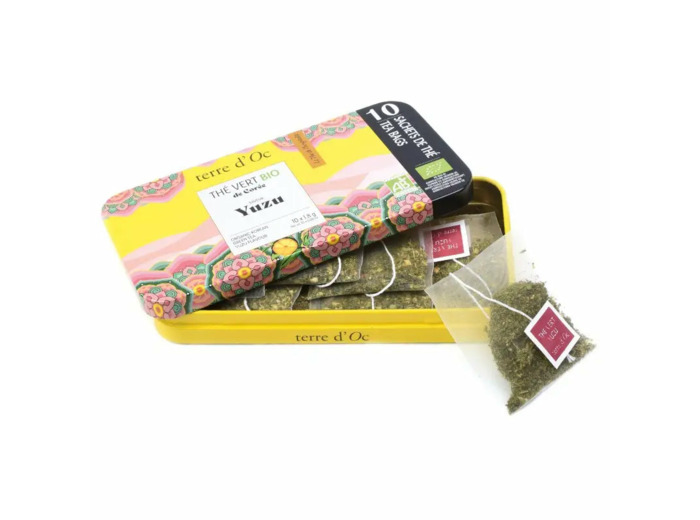 BOITE DE 1O SACHETS THÉ VERT YUZU