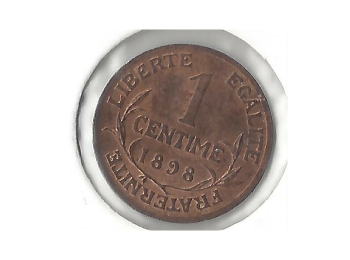 FRANCE 1 CENTIME DUPUIS 1898 SUP/NC
