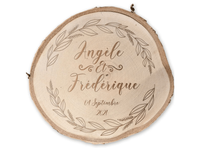 Rondin de bois personnalisable : créez votre souvenir