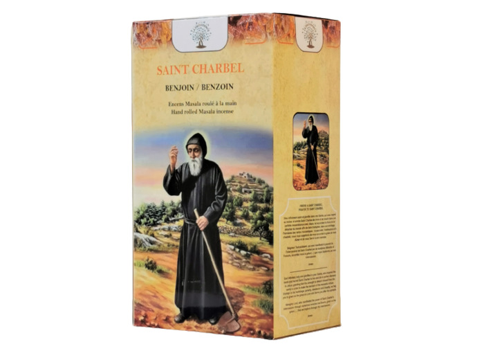12 étuis de 12 bâtons d'Encens - St Charbel - Benjoin
