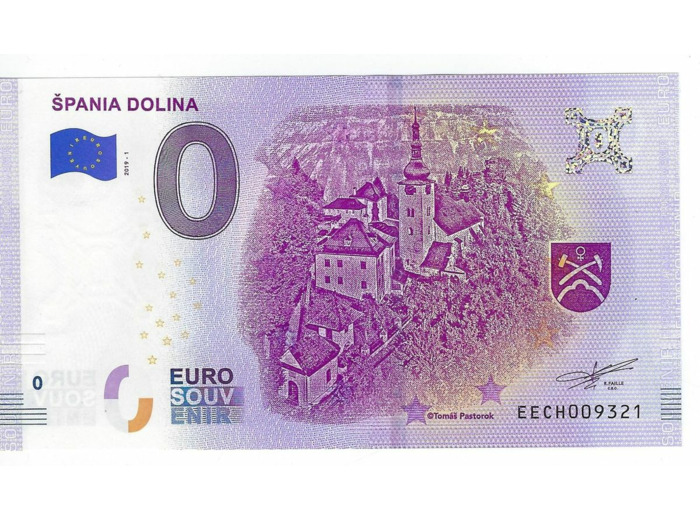 SLOVAQUIE 2019-1 SPANIA DOLINA BILLET SOUVENIR 0 EURO TOURISTIQUE NEUF