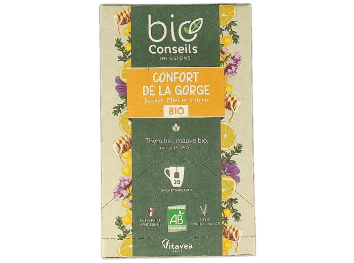 Infusion Confort de la Gorge x20 Bio