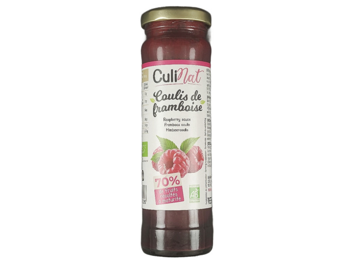 Coulis de Framboise 165g Bio