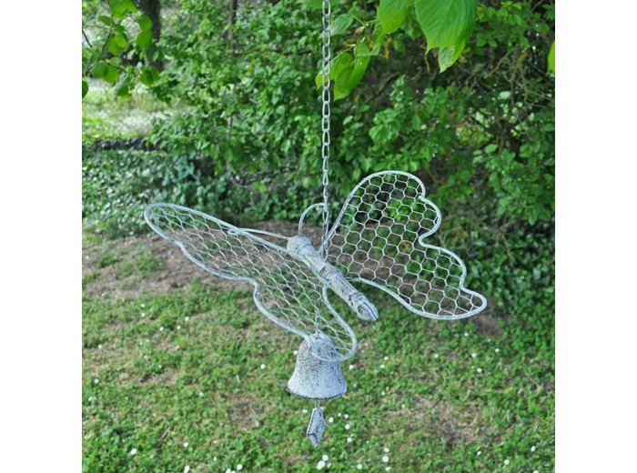 Cloche carillon papillon mirage 30x24x70cm