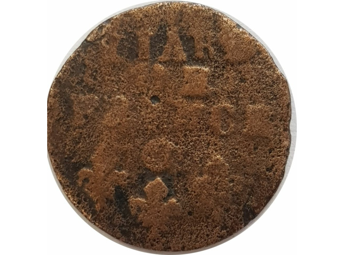 LOUIS XIV (1643-1715) LIARD DE FRANCE 1699 O (Riom) B+