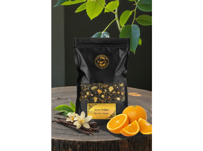 Thé Noir Zeste Solaire - Orange / Vanille