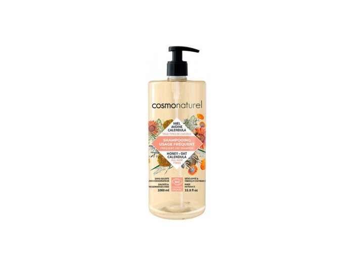 Shampoing usage fréquent Miel Calendula Avoine 1L