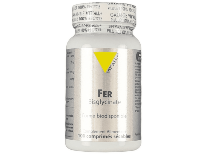 Fer Bisglycinate 100 Comprimés Sécables