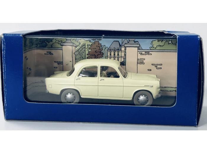 TINTIN LES BIJOUX DE LA CASTAFIORE L'ALFA DES JOURNALISTES 1/43 BOITE D'ORIGINE