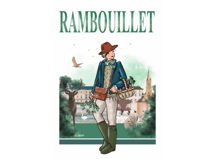 Rambouillet - affiche, carte