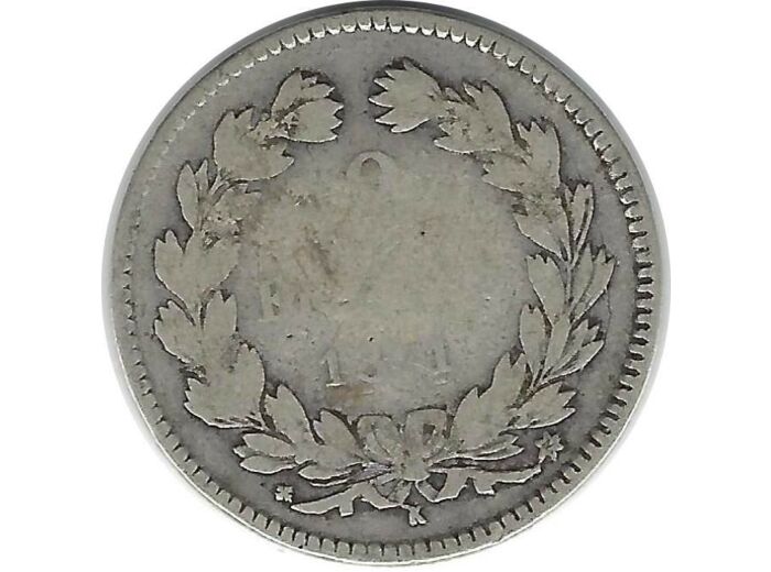 FRANCE 2 FRANCS CERES SANS LEGENDE 1871 K (Bordeaux) B