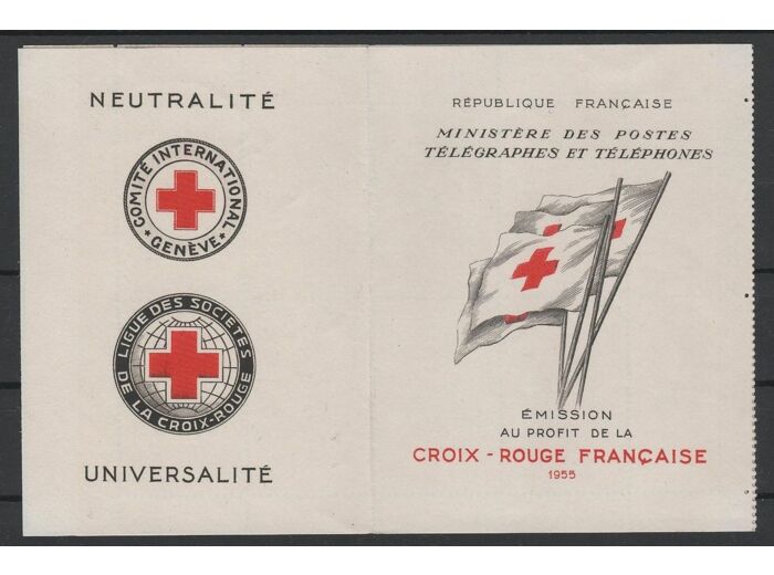 FRANCE Carnet croix rouge - 1955 - Yvert 2004 - Neuf