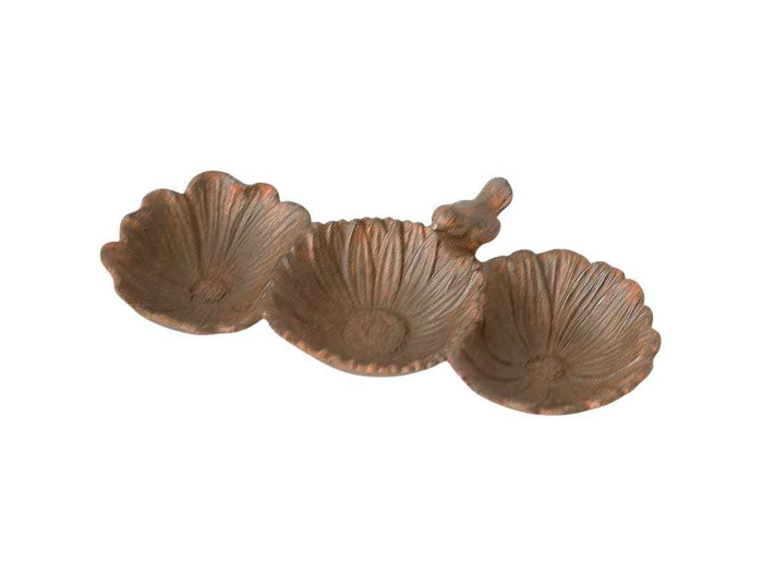 Mangeoire coquilles en fonte 29x17x8cm
