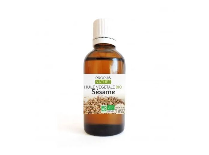 Huile végétale de Sésame Bio AB”Sesamum indicum” Propos Nature 50ml*