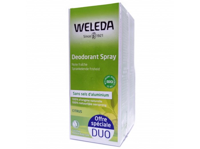 Déodorant Spray Citrus 2x100ml