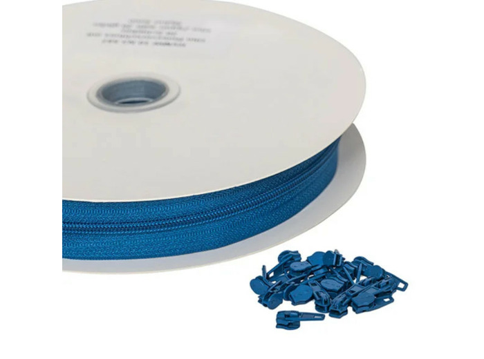 Rouleau Fermeture 10ml en 4mm bleu lavande N3-918