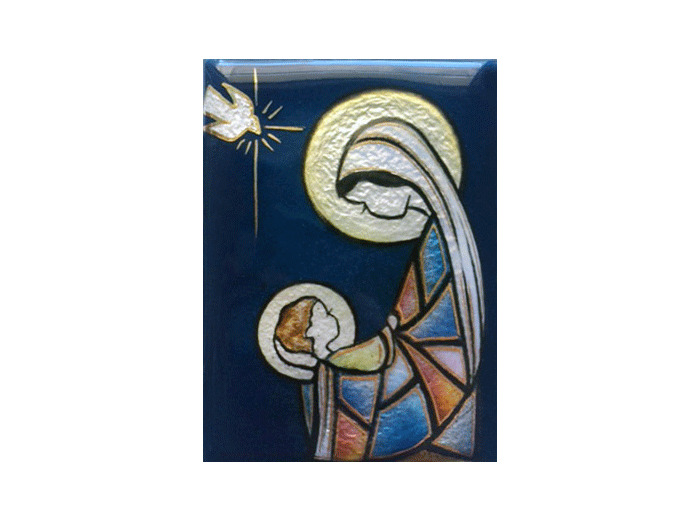 VIERGE DE DOUCEUR 9,6x6,8cm - EMAUX DU LIBAN