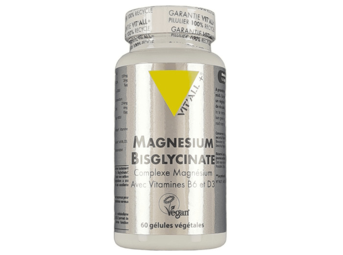 Magnésium Bisglycinate 60 Gélules Végétales