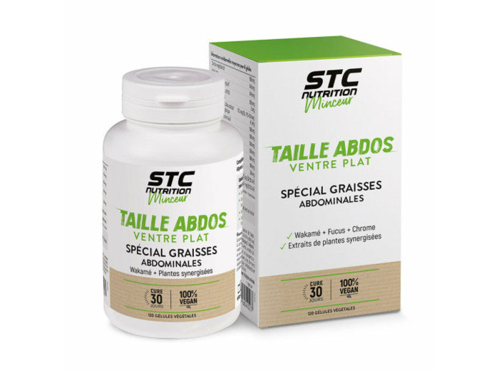 TAILLE ABDOS-ventre plat-120 gélules-STC Nutrition