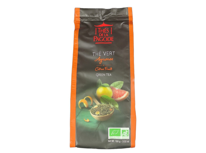 Thé Vert Agrumes 100g Bio