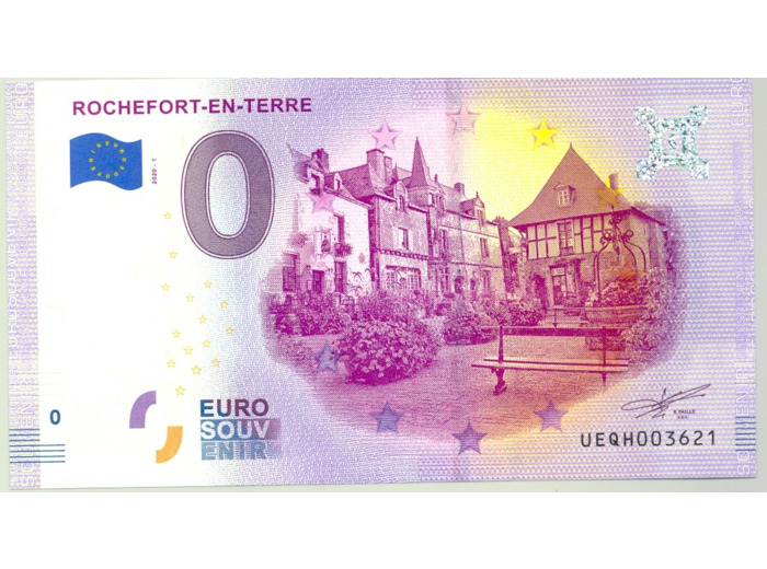 56 ROCHEFORT EN TERRE 2020-1 ROCHEFORT EN TERRE BILLET SOUVENIR 0 EURO