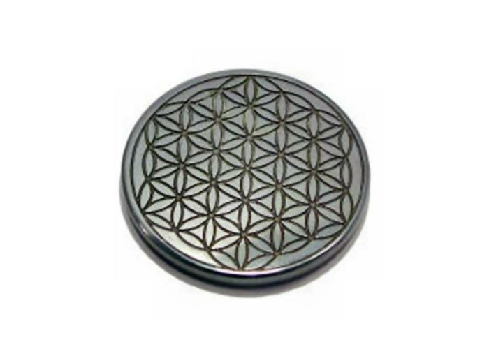 Fleur de vie en hématite