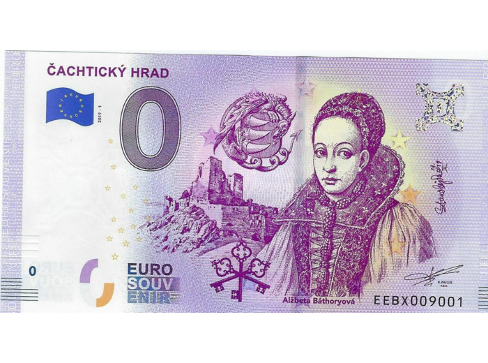 SLOVAQUIE 2019-1 CACHTCKY HRAD BILLET SOUVENIR 0 EURO TOURISTIQUE NEUF