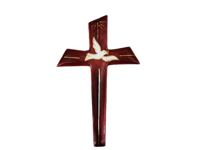 Esprit divin rouge 12,4X7,6cm - EMAUX DU LIBAN