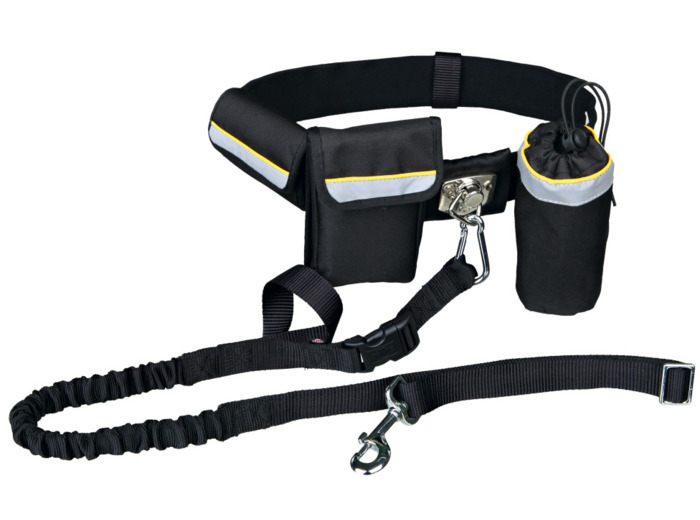 Ceinture ventrale avec laisse - moyen & grand chien