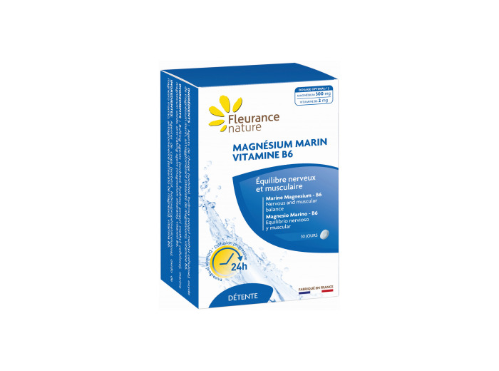 Magnésium marin B6 60 comprimés