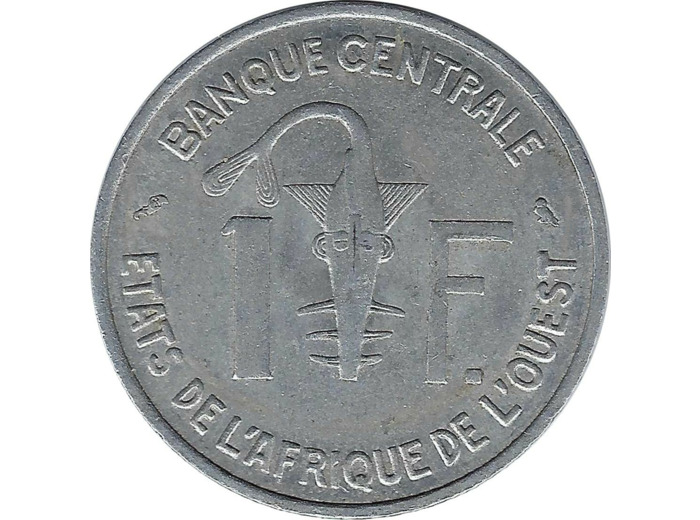 B.C.E.A.O. BCEAO 1 FRANC 1971 TTB+