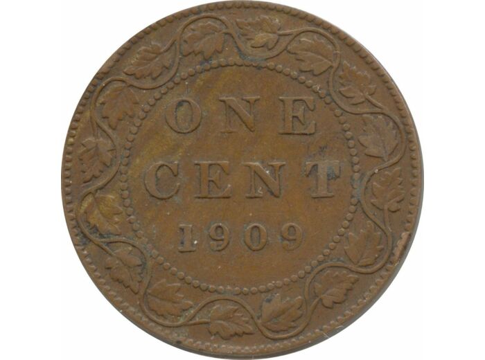 CANADA 1 CENT 1909 TTB