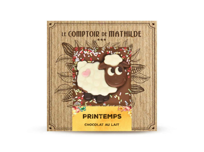 Tablette Chocolat Lait Edition Printemps 80G