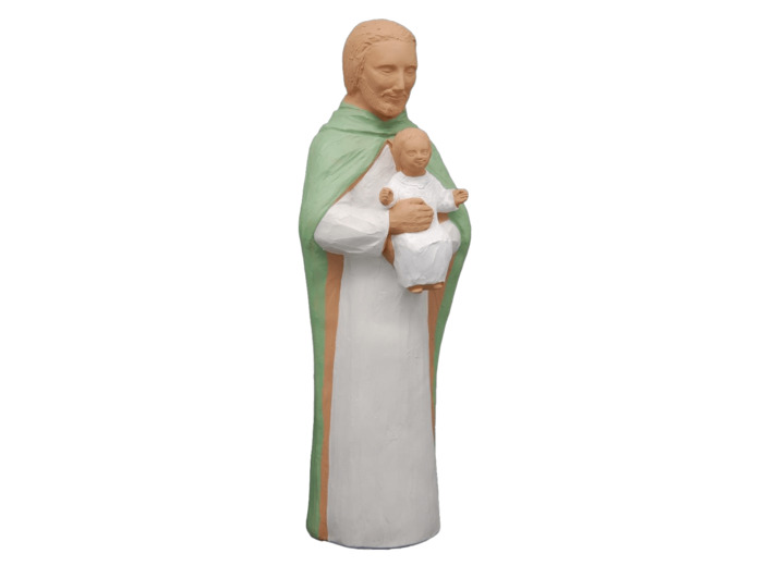 Saint Joseph 28,5cm polychrome- Pierreline