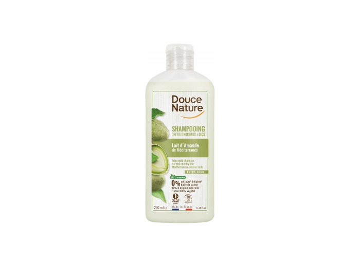 Shampoing Cheveux Normaux à secs lait d'amande 250ml