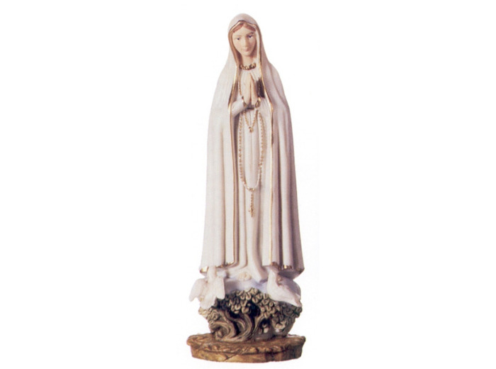 ND de Fatima 15 cm polychrome peinte main PVC