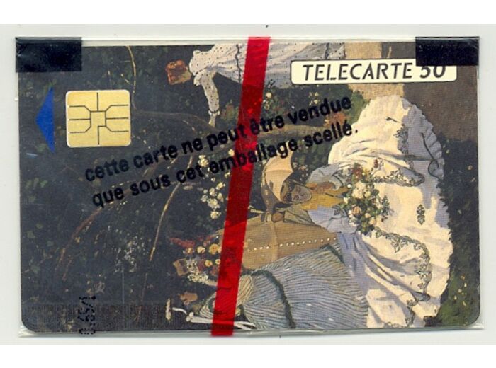 TELECARTE NSB 50 UNITES 07/91 NIVEA TABLEAU DE MONET EN115
