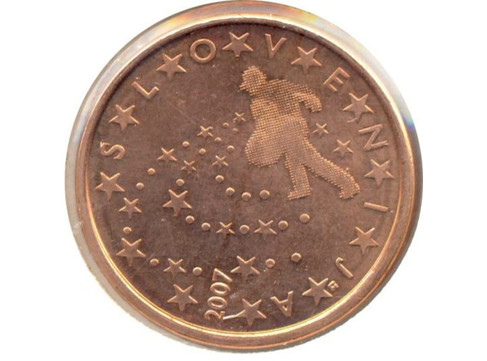 SLOVENIE 2007 5 CENTIMES SUP