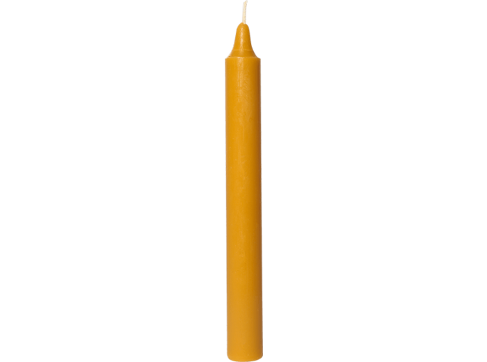 Bougie teintée masse - OCRE D2,1 x Ht20cm