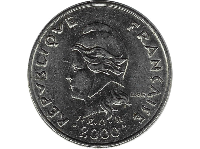 POLYNESIE FRANÇAISE 10 FRANCS 2000 TTB+ N2