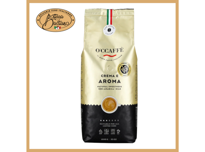 Café en grains torrifié 100% arabica