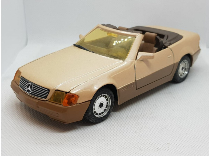 MERCEDES 500 SL BEIGE MAJORETTE 1/24 SANS BOITE