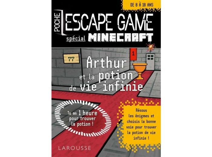 Escape game de poche junior : Arthur et la potion de vie infinie