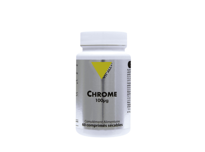 Chrome 200µg -60 gélules végétales-Vit'all +